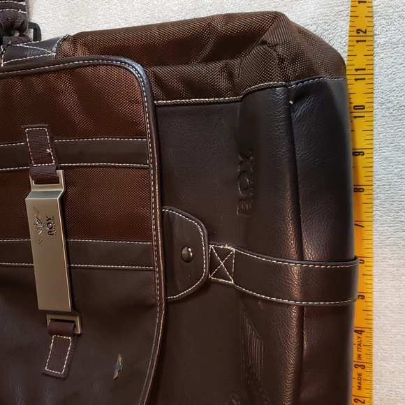 BOY LONDON Messenger Bag Faux Leather and Cordura - Picture 9 of 16